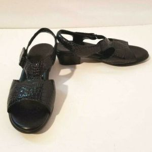 SAS Wms Black Tripad Comfort Sandals Sz 7.5W